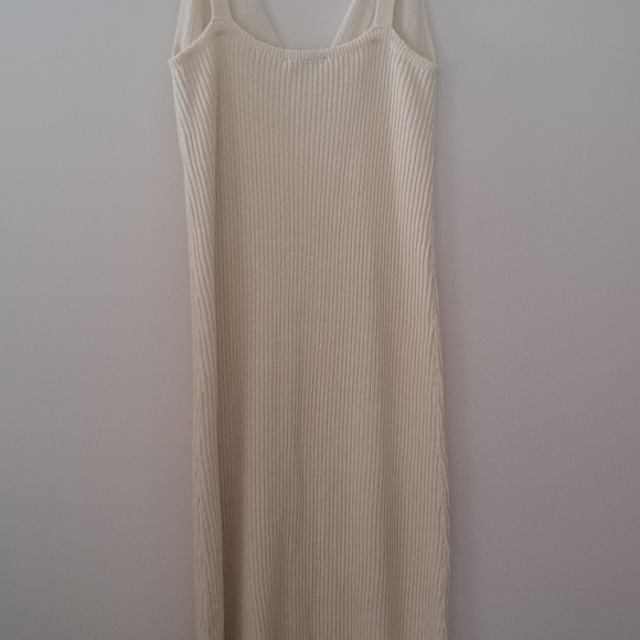 Zara | Cream Knit Sleeveless Dress - Picture 5 of 7